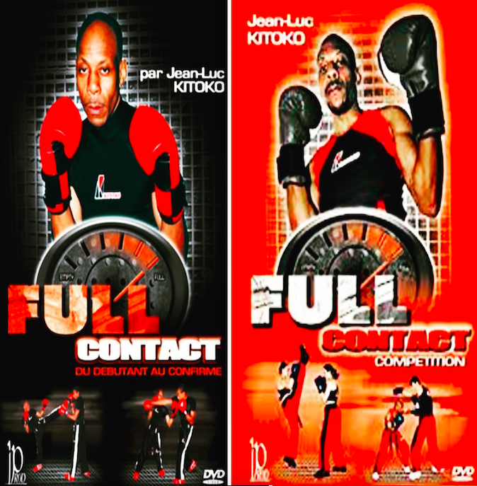 Jean-Luc KItoko ses 2 DVD Full Contact Debutant au confirmé et Compétition