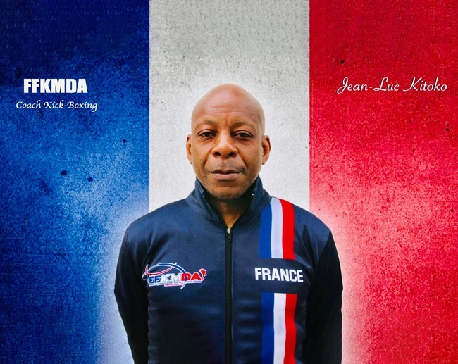 Jean Luc Kitoko, FFMDA Coach Kick Boxing de l'équipe de France